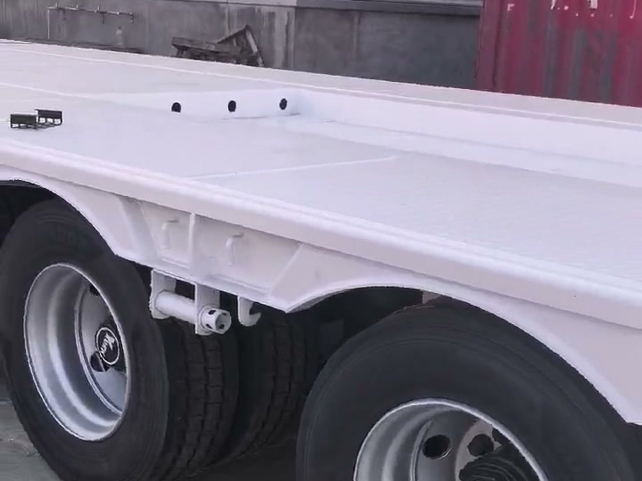 Extendable lowbed semi-trailer, 5 axles, 60 ton